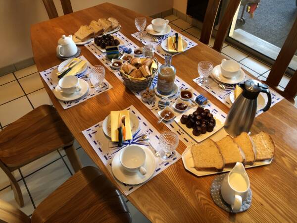 Petit déjeuner chez les Marini, un bon déjeuner pour entamer la journée c'est important !