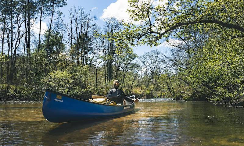 FL'Eau itinérance pour partir en canoë canadien sur la Leyre