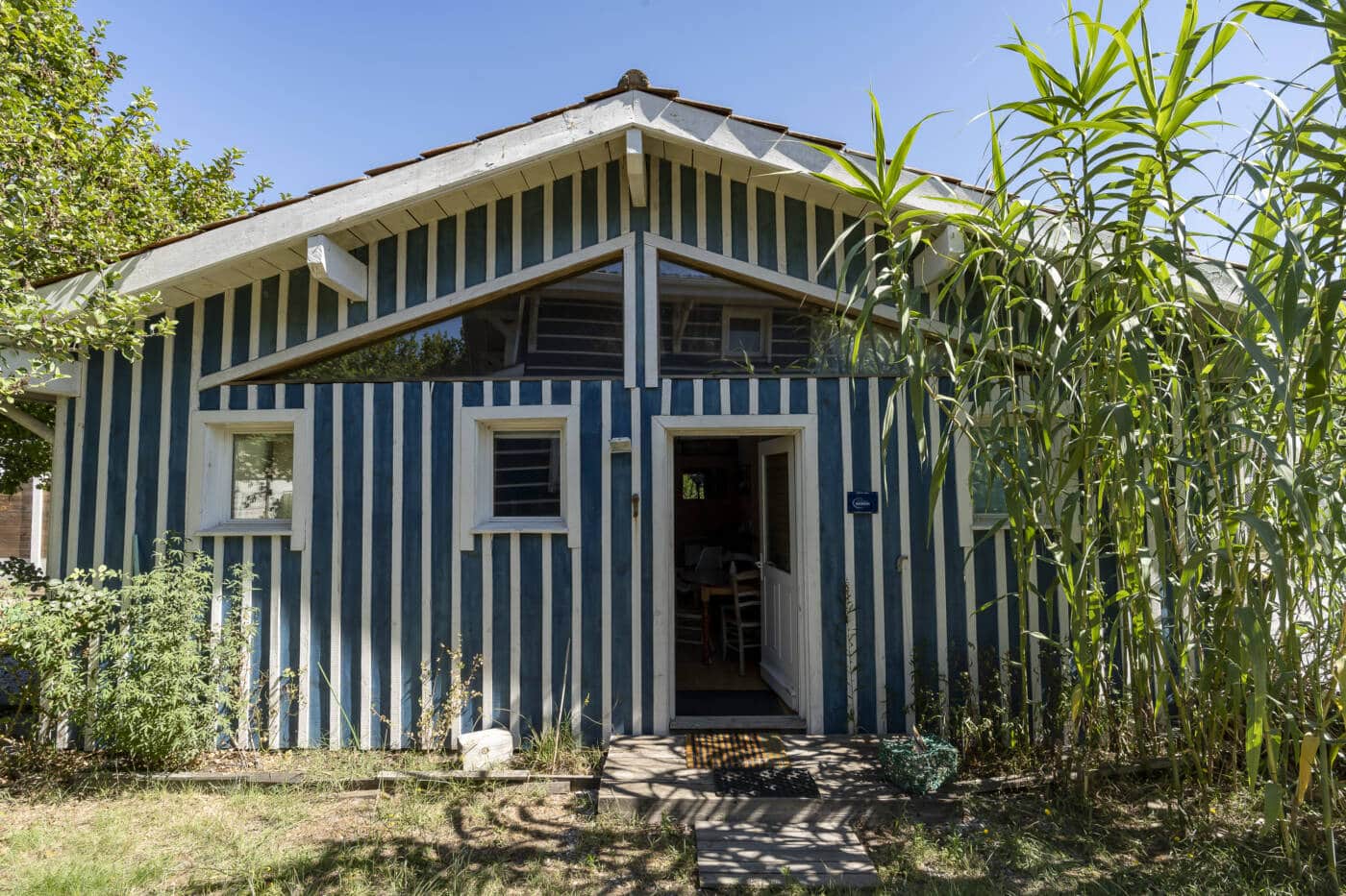 La cabane bleue Teich