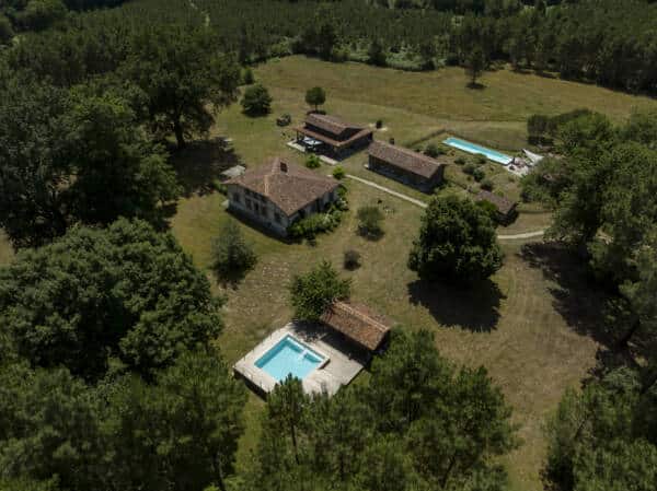 La Canopée des Landes vue du ciel