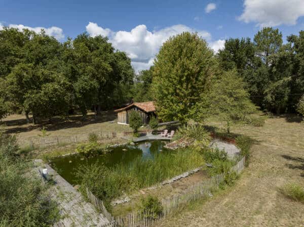 Pascal du Domaine de Payan à Luglon. Vue aérienne