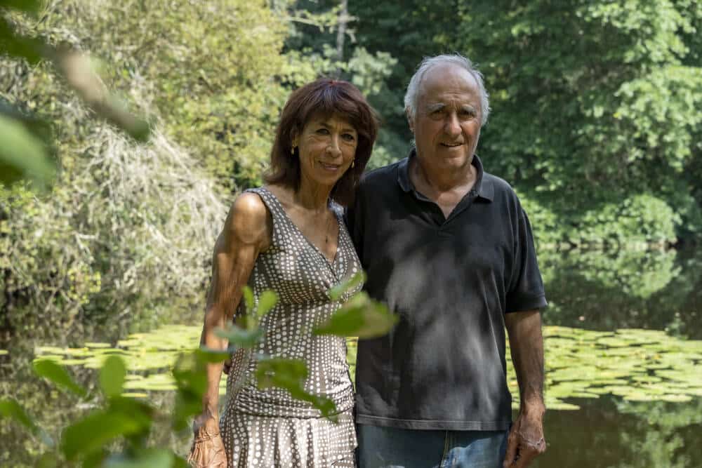 POrtrait Marie et Christian. Gîte de la PIerre