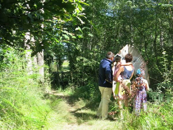 Sentier Graine de forêt où vous pouvez être accompagné pour une visite commentée gratuite