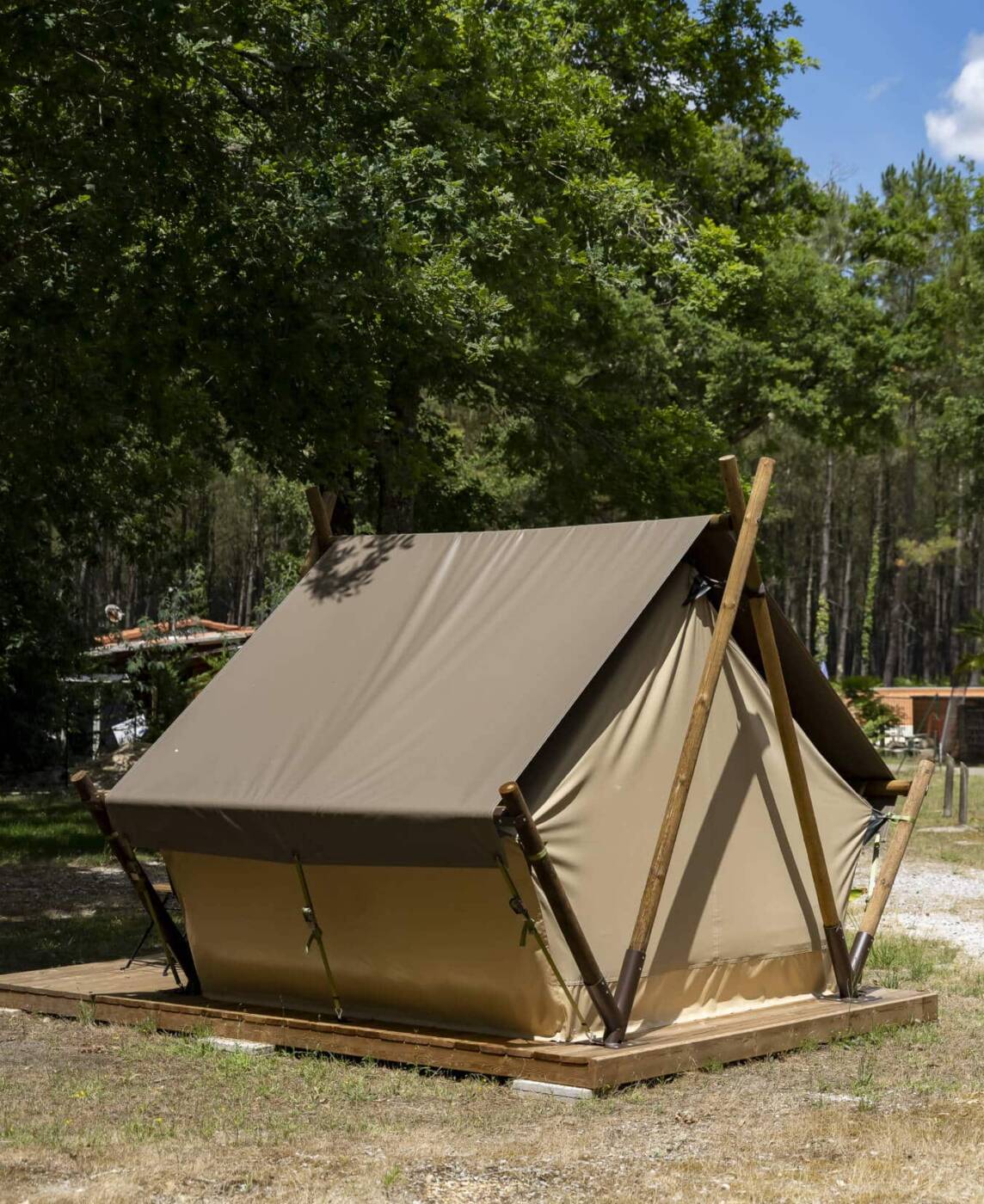 Camping Le Laha Morcenx hébergement écolo insolite