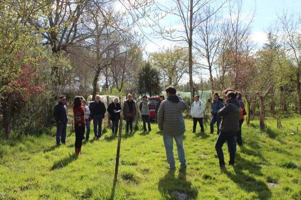 Ferme des bleuets avec les Imaginaterres en cercle