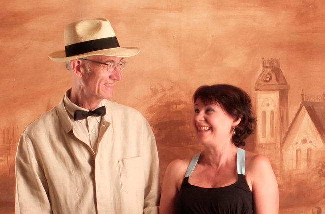 Portrait d'imaginaterre : Sylvie et Bertrand Portrait d'imaginaterre : Sylvie et Bertrand, galeristes de la Maison des 3 poiriers à Onesse-Laharie