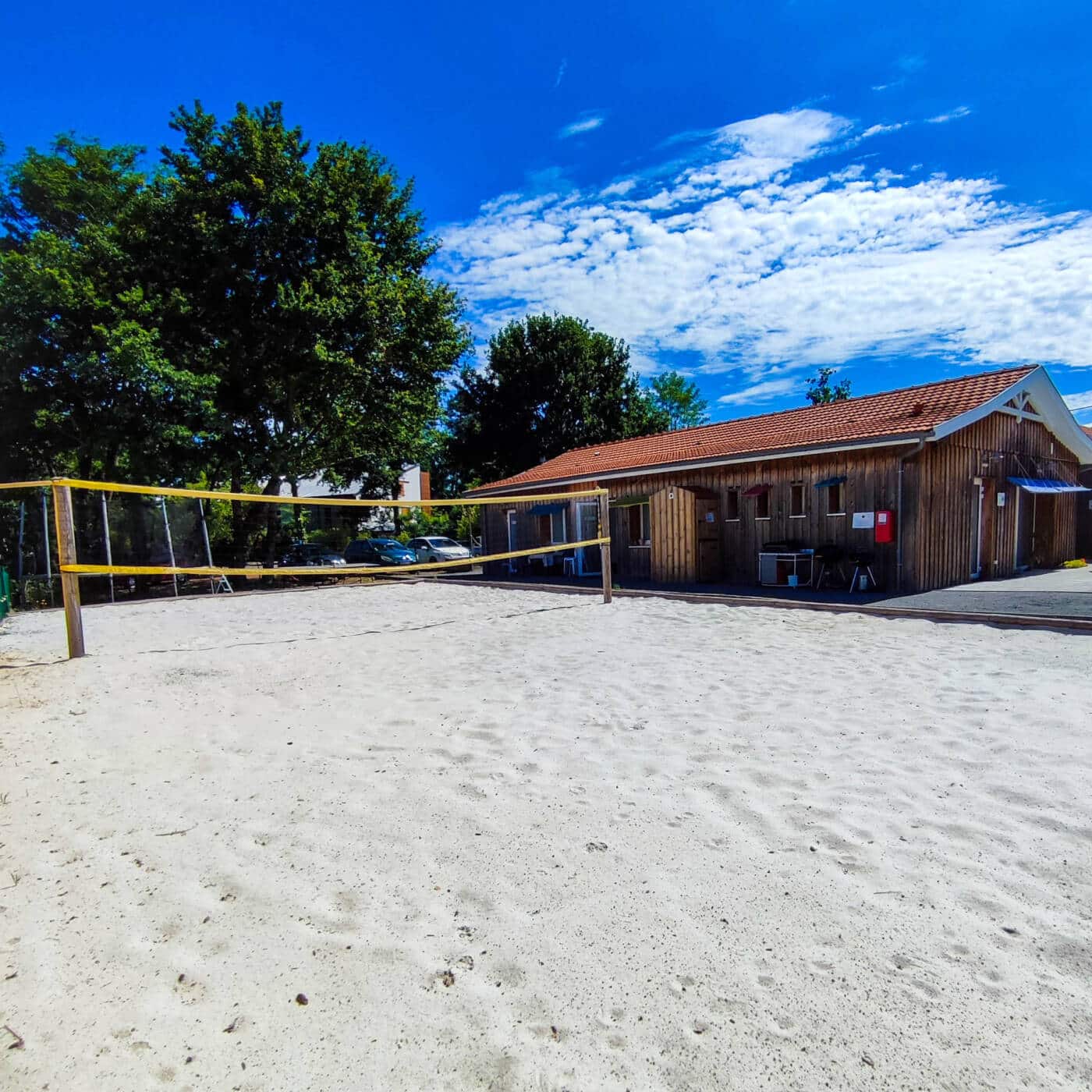 Terrain de beach volley