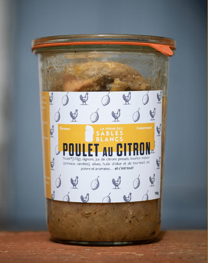 Bocal sables blancs@FSB Conserve de poulet des sables blancs